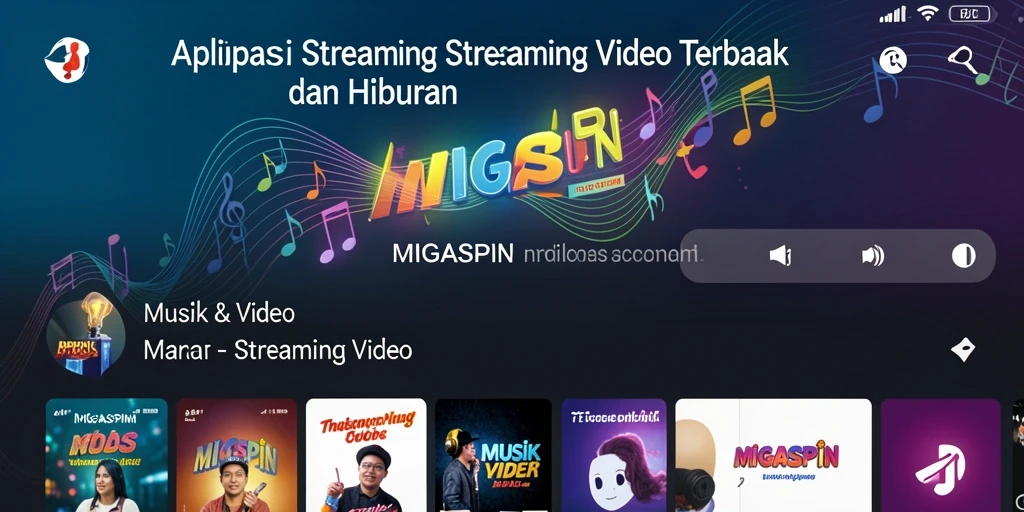 Tampilan aplikasi MIGASPIN yang intuitif dan mudah digunakan.